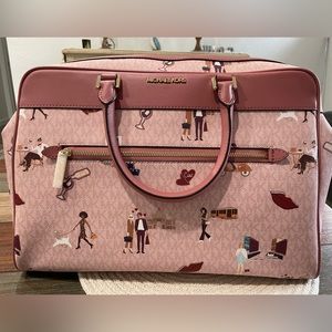 Michael Kors Authentic Jet Set Girls Weekender Bag